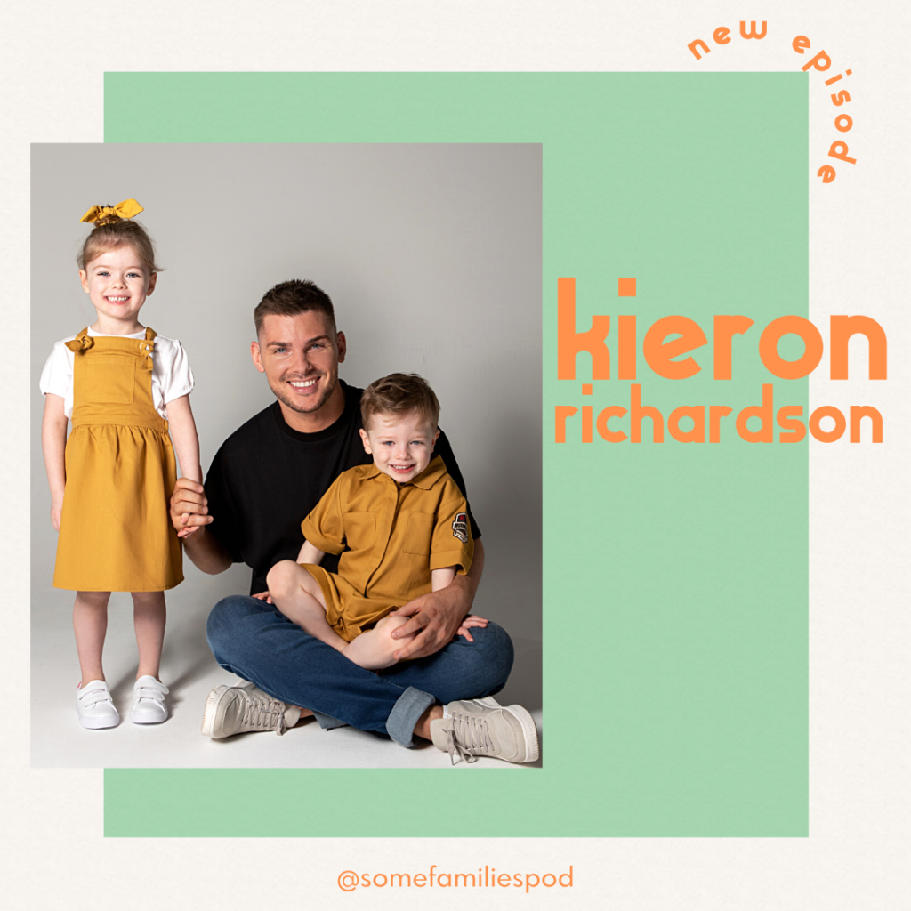 TV’s finest Kieron Richardson a proud parent to four year old twins